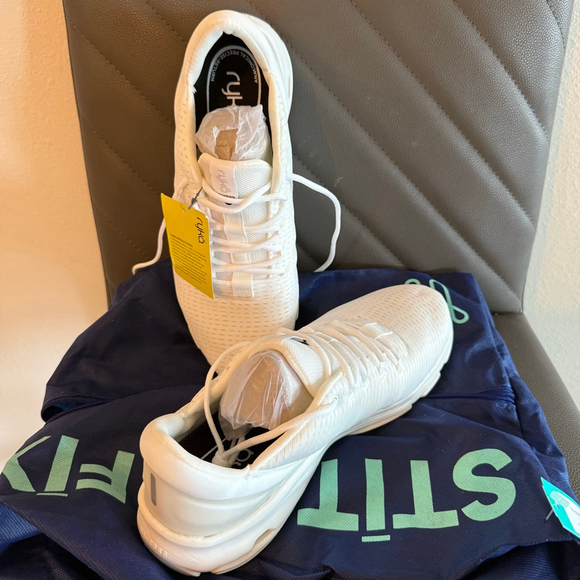 Women's Ryka Devotion X Max Plus White Walking Sneakers Size 11 - Picture 5 of 9